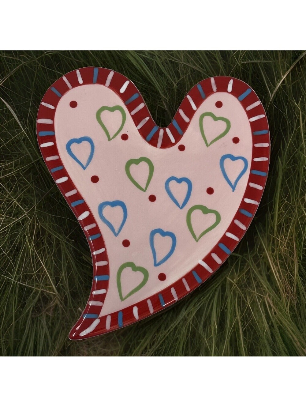 Coton Colors Happy Everything LARGE Attachment Big Heart Valentine's Day EUC